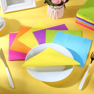 <span class=keywords><strong>Tovaglioli</strong></span> <span class=keywords><strong>di</strong></span> <span class=keywords><strong>Carta</strong></span> Monouso a 2 Veli <span class=keywords><strong>Colorati</strong></span> con Stampa Personalizzata del Logo, 8 Pieghe, in Pura Fibra <span class=keywords><strong>di</strong></span> Legno, per Matrimoni, Cocktail, Ristoranti - Product Image 5