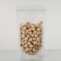 Sachet de rangement transparent personnalisé refermable en Mylar, pochette verticale pour l'emballage de snacks, bonbons, biscuits, céréales et aliments
