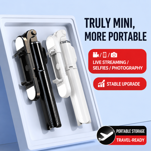 <span class=keywords><strong>Adyss</strong></span> A900 Support de photographie mobile tout-en-un, trépied de bureau pliable, bâton de selfie en ABS, longueur extensible de 1500 mm - Product Image 2