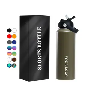 custom logo aquaflask supplier insulated tumbler sport GYM sport double wall stainless steel vacuum powder coated water bottle