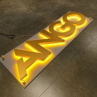 Enseigne lumineuse LED en métal en forme de rose, enseigne LED personnalisée, lettres 3D, enseigne extérieure 3D, enseigne lumineuse 3D pour entreprise