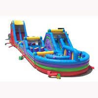Jeu combiné de saut gonflable Bouncer Course d'obstacles insensés du fabricant
