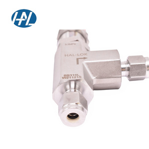 Válvulas de alivio de seguridad manuales de acero inoxidable para aplicaciones de gas de agua a alta temperatura Estructura proporcional de instrumentación - Product Image 4