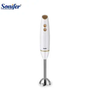 Sonifer SF-8104新厨房220伏电机不锈钢刀片可拆卸电子棒搅拌机200w