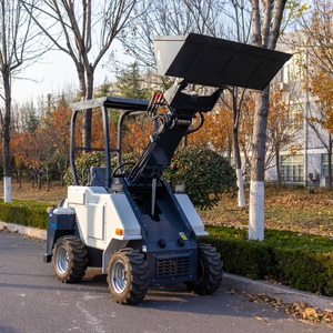 Articulated Small <strong>Loaders</strong> 0.6ton Mini Wheel <strong>Front</strong> End <strong>Loader</strong> <strong>with</strong> Telescopic Forklift - Product Image 1