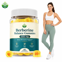 Bonbons gommeux liposomaux végétaliens ODM OEM à la berbérine, au melon amer et à la feuille de cannelle pour améliorer l'immunité – Complément bien-être naturel personnalisé