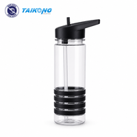 Couvercles et pailles en plastique pour gobelets, vente en gros, personnalisables avec logo, pour bouteilles d'eau transparentes et gobelets à paille