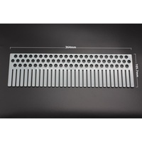 Sun Sing Plateau d'insertion en PP durable à 32 dents, Modèle B072, en plastique gris aviation, conception empilable sécurisée pour le stockage aéronautique