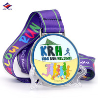 Longzhiyu, fabricant de médailles de course depuis 17 ans, médailles personnalisées en métal carré avec logo gravé, médailles de marathon, médailles de sport