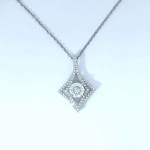 18K White Gold Lab Grown Diamond Filled Round Brilliant Cut IGI Certified Unisex Tennis Choker <b>Necklace</b> - Product Image 1