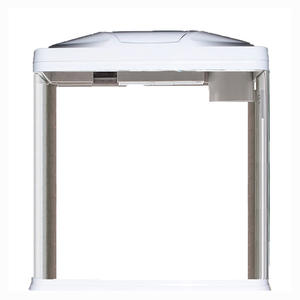 Piccolo Acquario Tropicale con Filtro Superiore per Casa Serie R-310 Decorazione Domestica Acquario Estivo per Soggiorno Vasca Quadrata in Vetro 240L - Product Image 3