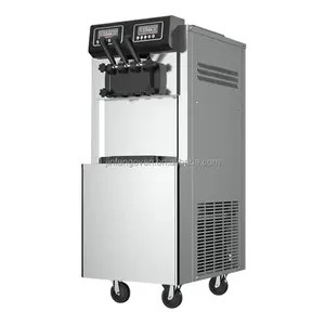 Peralatan restoran membersihkan sendiri mesin es krim lembut/mesin es krim melayani lembut