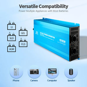 Convertisseur de courant fabriqué en Allemagne 24 v 220 v 4000w 4kw Onduleur à onde sinusoïdale pure pour appareils électroménagers Pic <span class=keywords><strong>8000</strong></span> <span class=keywords><strong>Watt</strong></span> - Product Image 6