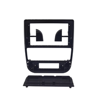 Cadre de façade d'autoradio de 9 pouces pour Peugeot 406 1995-2005 Kit d'installation de tableau de bord Facia Console Audio Bezel Adaptateur GPS