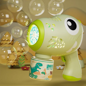 Pistola de Burbujas de Jabón de Plástico con Luz y Música para Niños, Juguete para Exteriores - Product Image 4