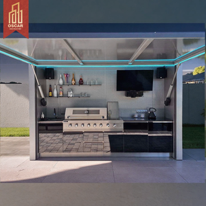 Modular Customizable Stainless Steel Cabinets Patio Balcony Garden Outdoor Kitchen - Product Image 1