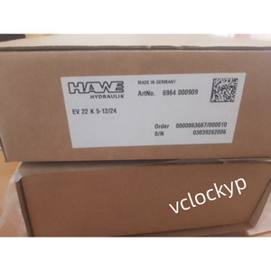 1 ชิ้นใหม่ HAWE EV 22 K5-12/24 รุ่นขยายขนาดจัดส่งด่วนผ่านเฟดเอ็กซ์หรือดีเอชแอล - Product Image 1