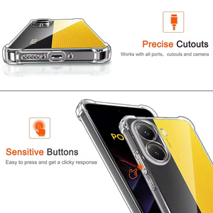 <span class=keywords><strong>Coque</strong></span> en Silicone souple antichoc pour Xiaomi <span class=keywords><strong>POCO</strong></span> X7 X6 X5 X4 <span class=keywords><strong>X3</strong></span> Pro GT 5G <span class=keywords><strong>Coque</strong></span> arrière transparente Ultra fine <span class=keywords><strong>Coque</strong></span> Funda - Product Image 5