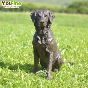 Escultura de Bronce de Animales al Aire Libre, Estatua Grande de Perros Rottweiler - Product Image 6