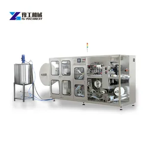 Wet Wipes Production Manufacturing Equipment For Wet Tissue Wipes Automatic Glasses Wet Wipes Production Machine