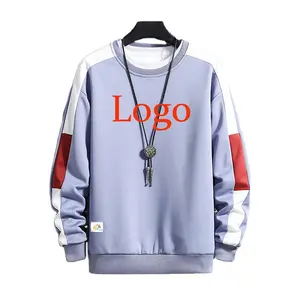 High Quality Relaxed Sports Mens Tracksuit Custom Logo Sweatsuits Crew Neck Pullovers Hoodies for Men