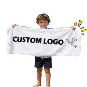 Toalla de Playa para Bebé de Lujo, Premium, con Estampado Animal, Diseño Personalizado, Ecológica, Hipoalergénica, Suave, de Velour, con Logotipo, para Baño - Product Image 1