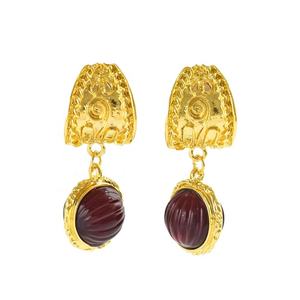 Boucles d'oreilles pendantes de style européen et américain pour femmes, plaquées or 18 carats, zircon, forme papillon, mariage, luxueuses, ensemble complet - Product Image 5