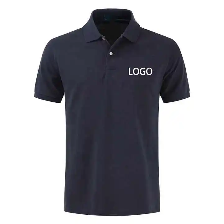 Uniforme de trabajo de alta calidad para hombre, polo de negocios, camisas bordadas en blanco de algodón y poliéster, polo de golf liso con logotipo personalizado