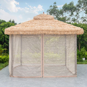 Moderner Balinesischer Outdoor-Tisch Sonnenschutz Künstlicher Rasen Strand Garten-Schirm für Garten Park Hotel - Product Image 4