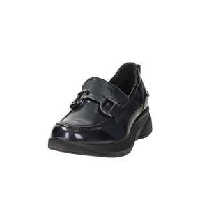 Mocassini da donna Xti 143426 in pelle nera, scarpe basse comode - Product Image 2