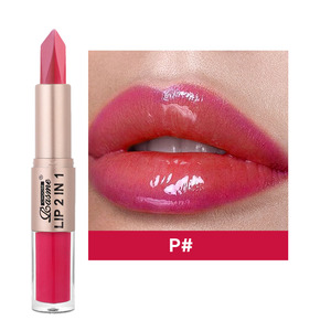 Brillo Labial y Lápiz Labial 2 en 1 de Doble Punta, Marca Privada OEM, <span class=keywords><strong>Alta</strong></span> Pigmentación, Hidratante, Larga Duración, Suave, Cosmético Labial - Product Image 5