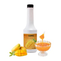 HENGZHI Mango Jam Geconcentreerd Sap Fruitsuiker Boba Bubble Fruit Smaak Sirop Thee Ingrediënten Leverancier voor Dranken Fruitthee