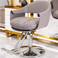 Chaise de Salon de coiffure en métal rotative pour ascenseur de célébrité Internet Simple haut de gamme pour la teinture et la permanente pour les salons de coiffure