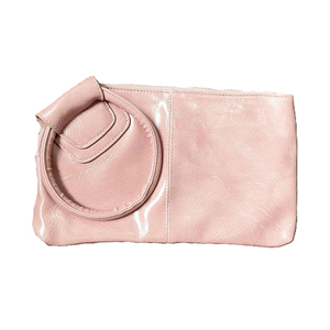 Pochette da <span class=keywords><strong>Donna</strong></span> alla Moda in Ecopelle PU <span class=keywords><strong>Rosa</strong></span> Chiaro con Cerniera, Portamonete e <span class=keywords><strong>Portafoglio</strong></span> con Manico Rimovibile - Product Image 2