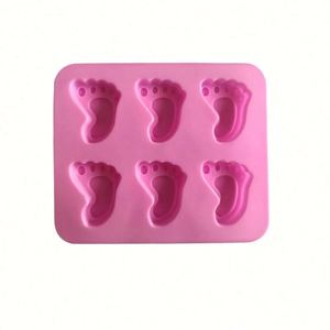 Moule à savon en silicone fait main en forme de pieds et de mains, pour savon en pain, OEM/ODM - Product Image 2