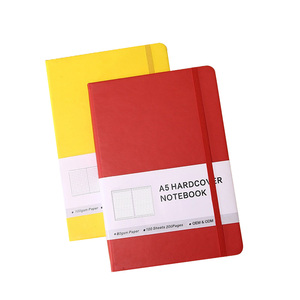 Carnet de notes GemFully à prix raisonnable, format A5, couverture souple en cuir, avec porte-stylo, ligné - Product Image 1