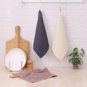 Serviettes gaufrées super absorbantes de haute qualité, chiffon de nettoyage réutilisable, serviette de cuisine - Product Image 2