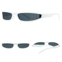 Lunettes de soleil rétro unisexes à monture carrée petite, légères, avec protection UV400 et monture intégrale