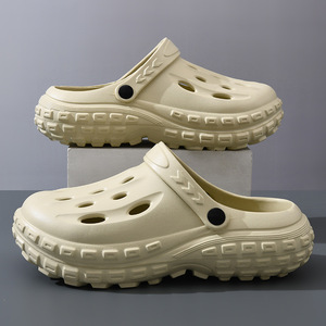Men's <b>Clogs</b> Thick Soled EVA Anti Slip Hollow Summer Outdoor Beach Wear - Product Image 1