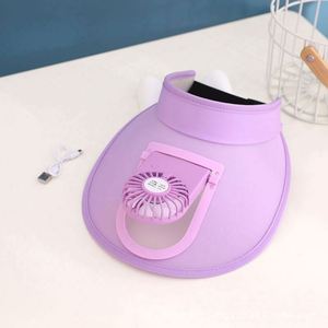 หมวกกันแดดปีกกว้างแบบมีพัดลมในตัว ชาร์จ USB ได้ เหมาะสำหรับฤดูร้อน ทั้งผู้หญิงและผู้ชาย - Product Image 4