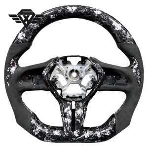 Pour Infiniti Q60 Q50 Q70 G37 Q40 <span class=keywords><strong>Volant</strong></span> en Fiber de carbone forgé <span class=keywords><strong>Alcantara</strong></span> Sport - Product Image 1