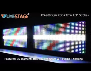 RGB Strobe Light 1000W/3000W Nhôm Cơ thể nguyên tử <span class=keywords><strong>LED</strong></span> DMX512 ánh sáng sân khấu cho công viên chủ đề Trắng <span class=keywords><strong>LED</strong></span> PAR & Đèn flash - Product Image 3