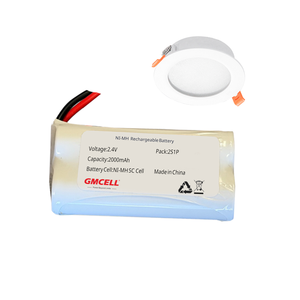 Pack de batteries Ni-MH 2.4V 3.0Ah NiMH SC Cell 2S1P pour éclairage d'urgence - Product Image 1