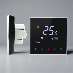 Thiết kế hiện đại thông minh cuộn dây Quạt nhiệt 4 ống điều khiển nhiệt độ phòng để sưởi ấm và làm mát hệ thống HVAC - Product Image 4