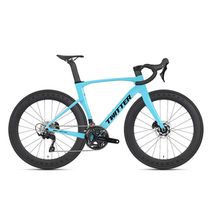 Vélo de route Cyclone Twitter, vélo de course très vendu, entièrement en carbone, 24 vitesses, frein à disque, <span class=keywords><strong>groupe</strong></span> de transmission mécanique - Product Image 1