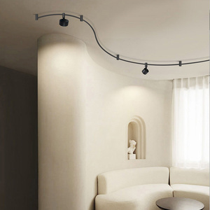 Vòng Đường Cong Tuyến Tính Theo Dõi Ánh Sáng Thông Minh Tuya Zigbee Wifi Đường Sắt Trần Bề Mặt Linh Hoạt Đường Cong Vòng Theo Dõi Trang Trí Mặt Dây Chuyền Đèn - Product Image 2