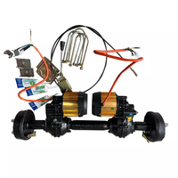 Ensemble d'essieu arrière à double entraînement différentiel intelligent avec moteur sans balais CC pour voiture électrique à quatre roues