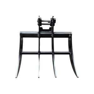 Râteau à racines robuste pour mini-excavatrice de 1 à 3 tonnes, accessoire de défrichage, râteau à broussailles, râteau squelette haute résistance - Product Image 3