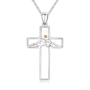 Collier Pendentif Minimaliste en Acier Inoxydable <span class=keywords><strong>Argent</strong></span>é avec Graine de Moutarde, Bijou de Foi Premium pour Femme, Résistant au Ternissement - Product Image 6