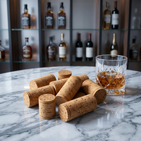 Tapón Hermético para Botellas de Vino, Corcho Natural Reutilizable, Mantiene el Vino Fresco, Sellador de Corcho de Grado Alimenticio para Botellas